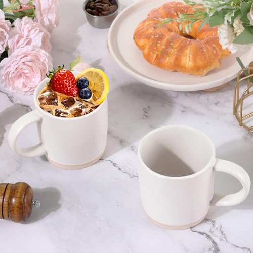 Coffee Mugs Set of 6, 14 oz Coffee Cups Ceramic, Ceramic Cup Set with