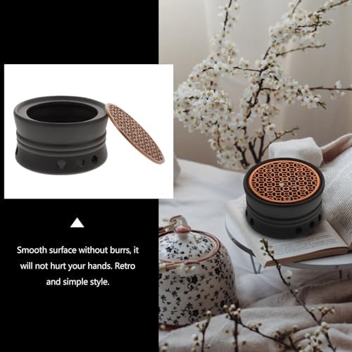Ceramic Tea Warmer Candle Stand Heater for Tea and Moka Pots