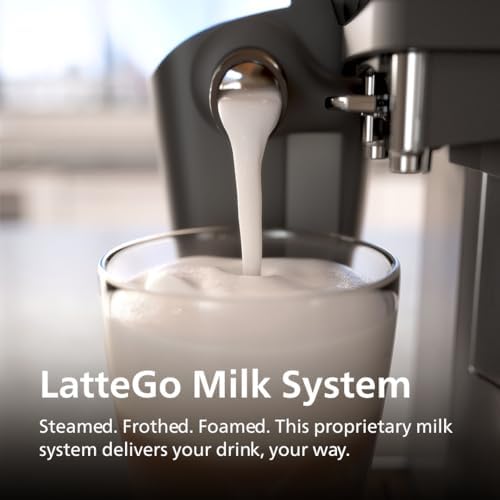 Philips 3200 Series Fully Automatic Espresso Machine, LatteGo