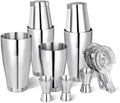 Mwellewm Cocktail Shaker Set Bartender Kit, 12 Pcs Boston Drink Shaker