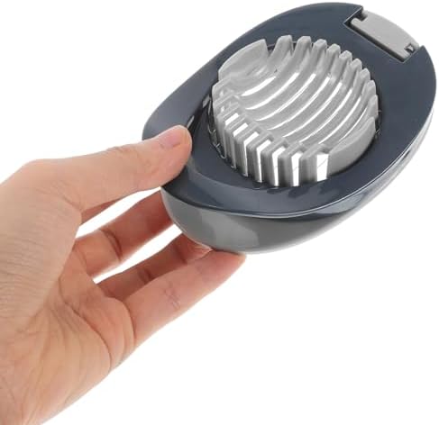 Plastic Egg Slicer for Strawberries and Avocado, Knife-free Slicing