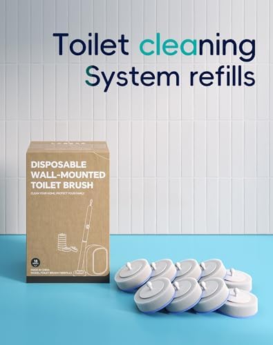 Disposable Toilet Cleaning System with 36 Refills