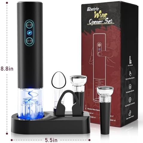 Electric Wine Opener, Rechargeable Cordless Wine Accessories