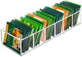 Tasybox Acrylic Tea Bag Organizer - Clear Small Tea Packet Storage Box