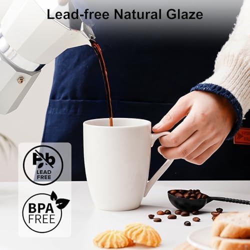 PARACITY Coffee Mug Ceramic, Large Coffee Cups Ceramic Set of 2, 12 OZ