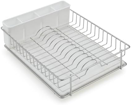 SunnyPoint 304 Stainless Steel Dish Drying Rack, 15.3 x 11.6 in