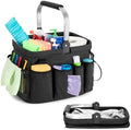 PGmoon Cleaning Caddy Organizer with Handle, Black