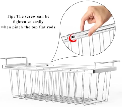 Orgneas Freezer Baskets for Chest Freezer Real Capacity Expandable
