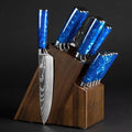 SENKEN 16-Piece Knife Block Set, Blue