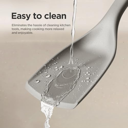 2 Pack Silicone Spatula Set, Heat Resistant 600°F