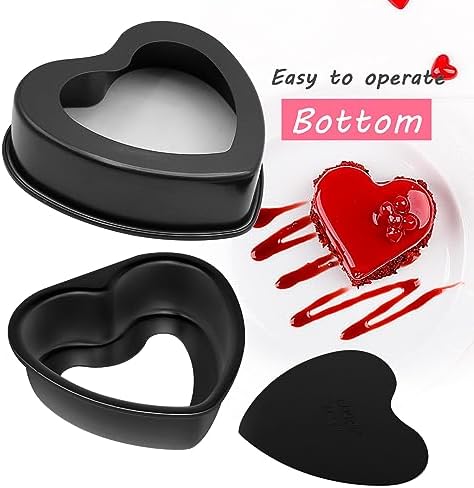 Saihisday 10inch Heart Shaped Cake Pan DIYNonstick Baking Pan with
