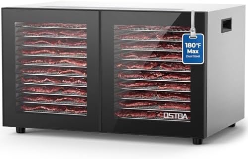 OSTBA Food Dehydrator, 20 Trays, 1300W
