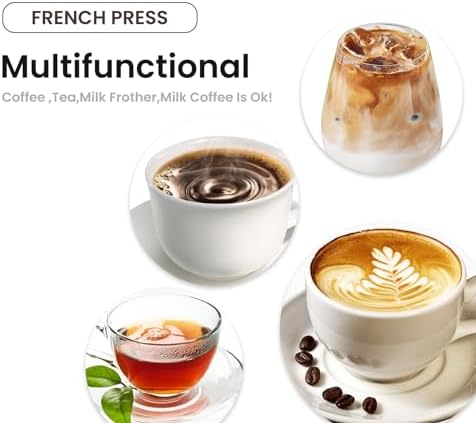 SOTECH Stainless Steel French Press, 1L