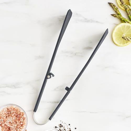 GreenPan Silicone Tong, Charcoal Gray