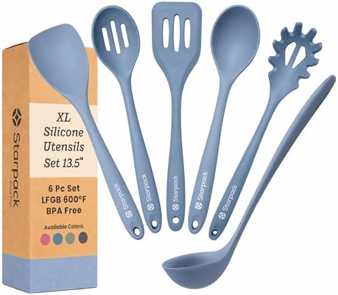 Starpack Like a Boss XL Silicone Utensil Set, 6-Piece, 13.5"