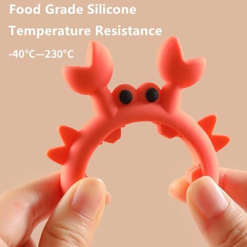 4 Pcs Crab Spatula Holder, Crab Spoon Holder for Pot, Crab Utensil