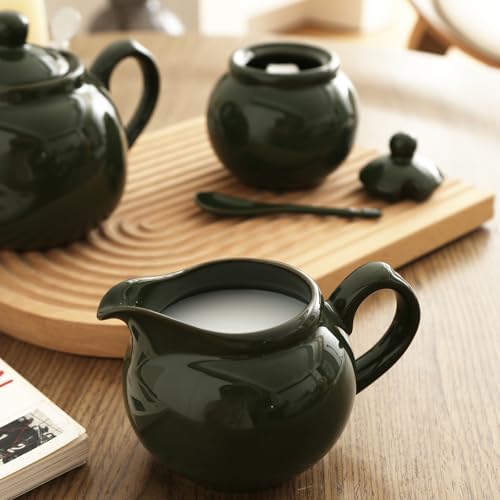 Ceramics Milk Jug,Porcelain Coffee Milk Jug with Handle for Home and