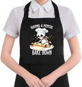 Funny Skeleton Baker Baking Apron with Pockets, Baking Lovers Bread
