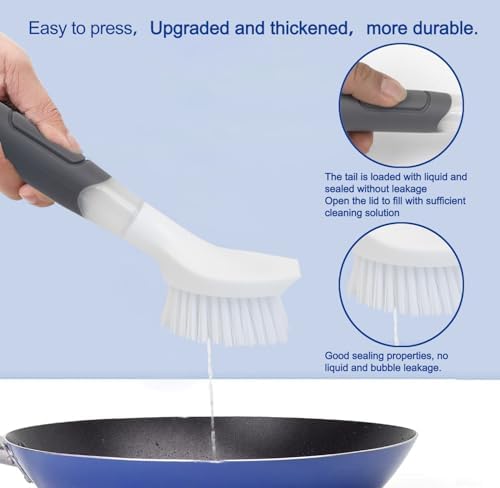 CELOX Dish Brush with Soap Dispenser