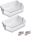 [2 PACK] UPGRADED WPW10493524 W10493524 Refrigerator Door Shelf Bin