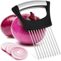 Stainless steel onion slicer, for lemon, potato, tomato, avocado, egg