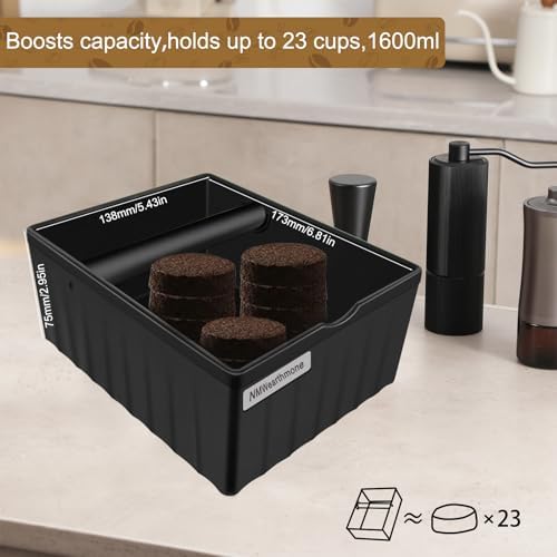 NMWearthmone Espresso knock box,Coffee grounds pucks knock