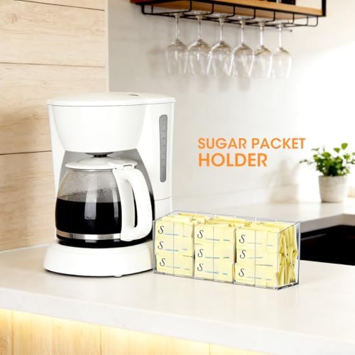 AIEVE Drink Packet Organizer, Water Drink Packet Holder with Removable