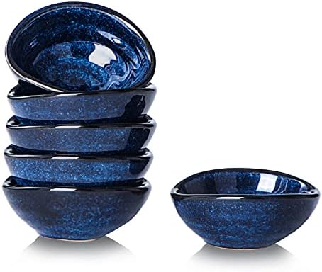 vicrays Ceramic Dipping Sauce Bowls – Small Charcuterie Dip Cups
