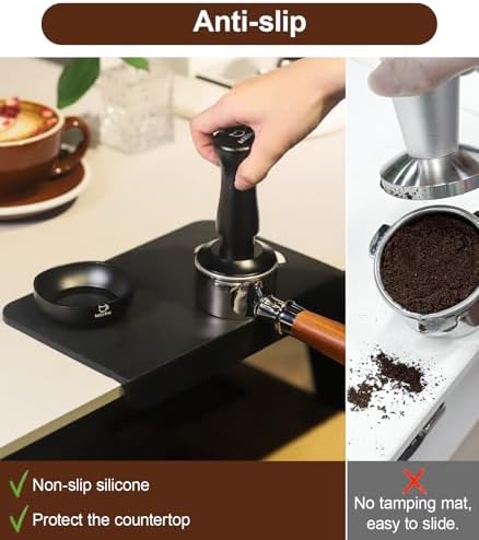 MEION Espresso Tamping mat, Coffee Espresso Tamper Mat, Food Grade