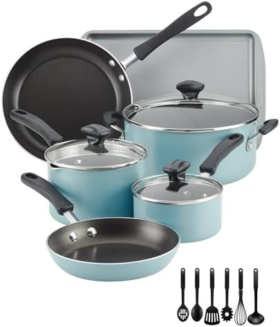 Farberware Cookstart Aluminum DiamondMax Nonstick Cookware Set
