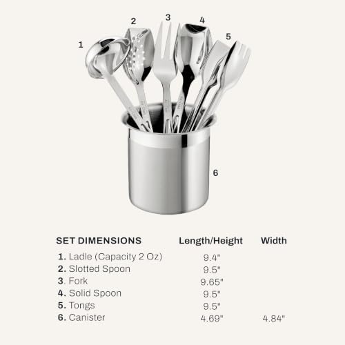All-Clad 6-Piece Stainless Steel Cook and Serve Set