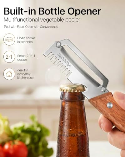 2 Pack Multifunctional Vegetable Peeler, 3-in-1 Peeler For Kitchen