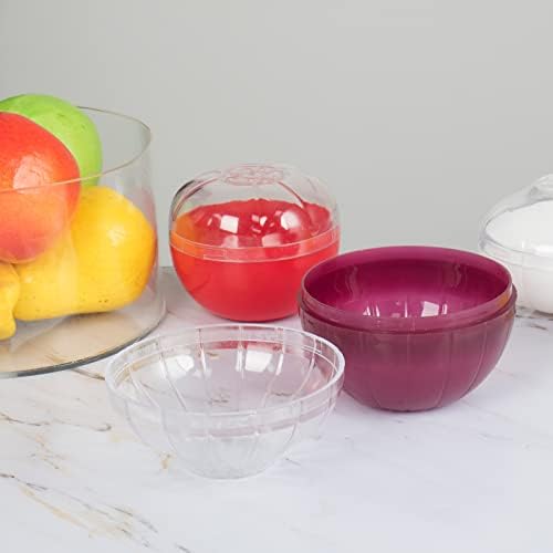 Fruit and Vegetable Storage Containers for Fridge, Circular