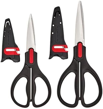 Farberware EdgeKeeper Kitchen Shears Set, 2-Piece, Self-Sharpening