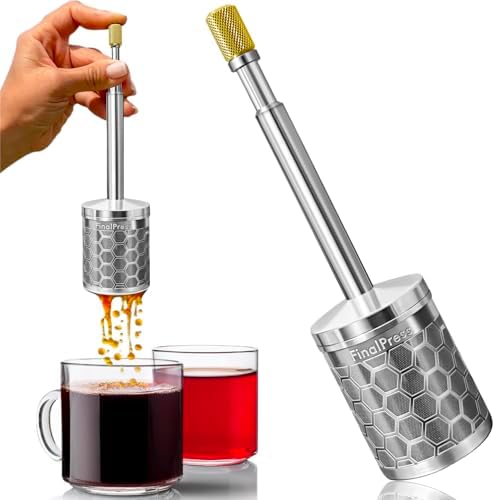 FinalPress Portable Stainless Steel French Press Coffee Maker