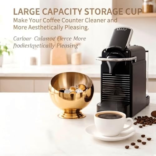 Coffee Pod Holder, Gold