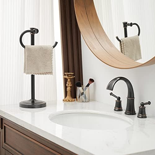 BESy Countertop Hand Towel Holder, Oil Rubbed Bronze