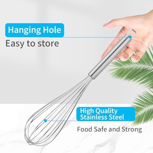 Keewah Whisk Set - 9”, 11”, 13” - Stainless Steel