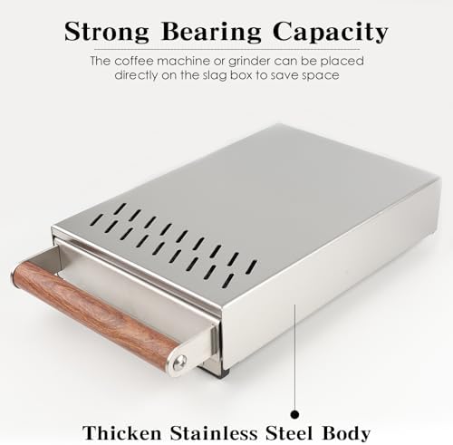 Handle Drawer Knock Box, Stainless Steel Detachable Coffee Stick