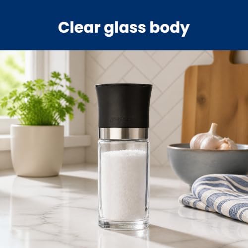 GoodCook Salt & Pepper Grinder Mill Set of 2, Black