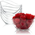 Vikko Dessert Bowls, Set of 6 Small Glass Bowls, 10 Ounce Ice Cream