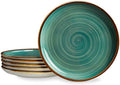 ONEMORE Ceramic Dinner Plates Set of 6, 10.5 Inch Porcelain Salad