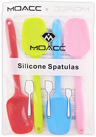 Silicone Spatula Set, 10.6 inch, 4-Piece
