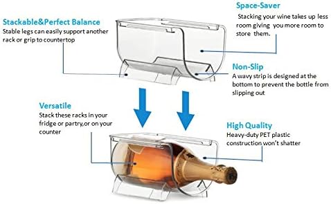 Generic Brands Plastic Water Bottle Organizer and Wine Rack Storage