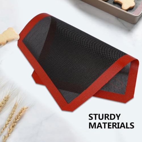 GARVALON Non-stick Silicone and Glass Fiber Baking Mat with Even Heat