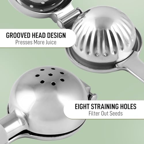 Lemon Squeezer, Large Stainless Steel Citrus Press, Zulay Kitchen
