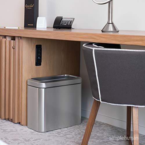 simplehuman 25L Commercial Stainless Steel Open Trash Can