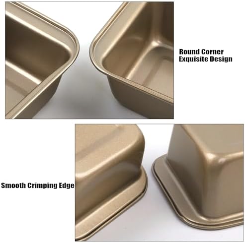 Bread Loaf Pan,10 Pack Nonstick Loaf Baking Pan 9.5 x 5 Inch Loaf Pan