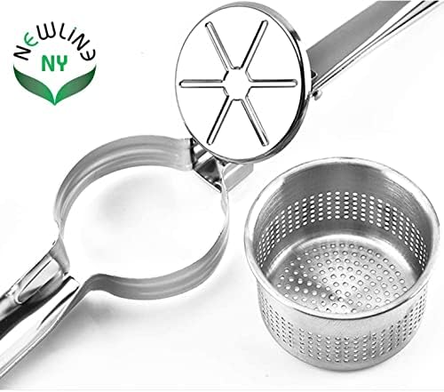 Stainless Steel Potato Presser Masher Ricer, Commercial Grade Tool to