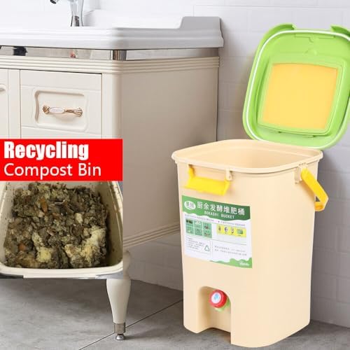 21L Kitchen Bokashi Compost Bin